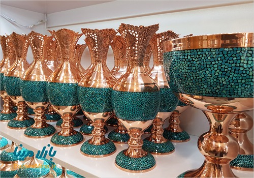 فیروزه کوبی روی مس